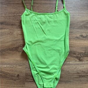 SKIMS Bright Green Bodysuit